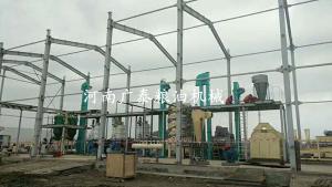 烏茲別克斯坦300噸棉籽預榨、浸出生產線安裝現(xiàn)場